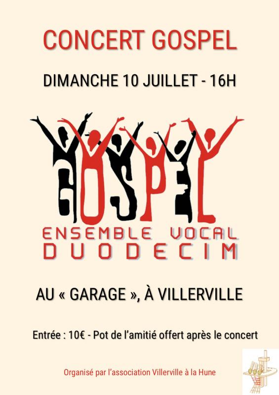 Affiche concertgospel