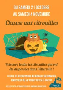 Chasse aux citrouilles