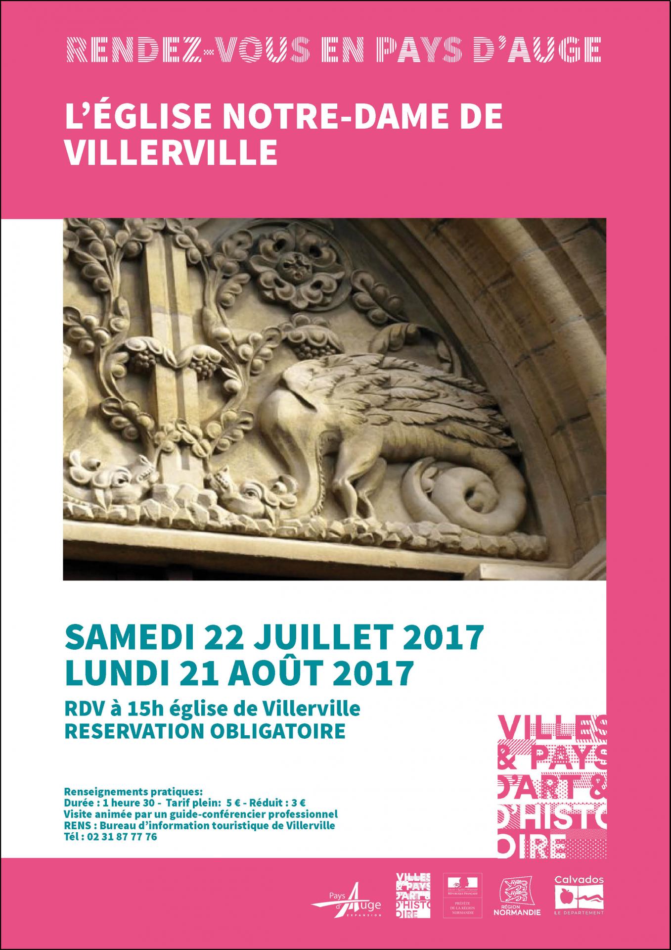 2017 07 22 affiche eglise de villerville 1