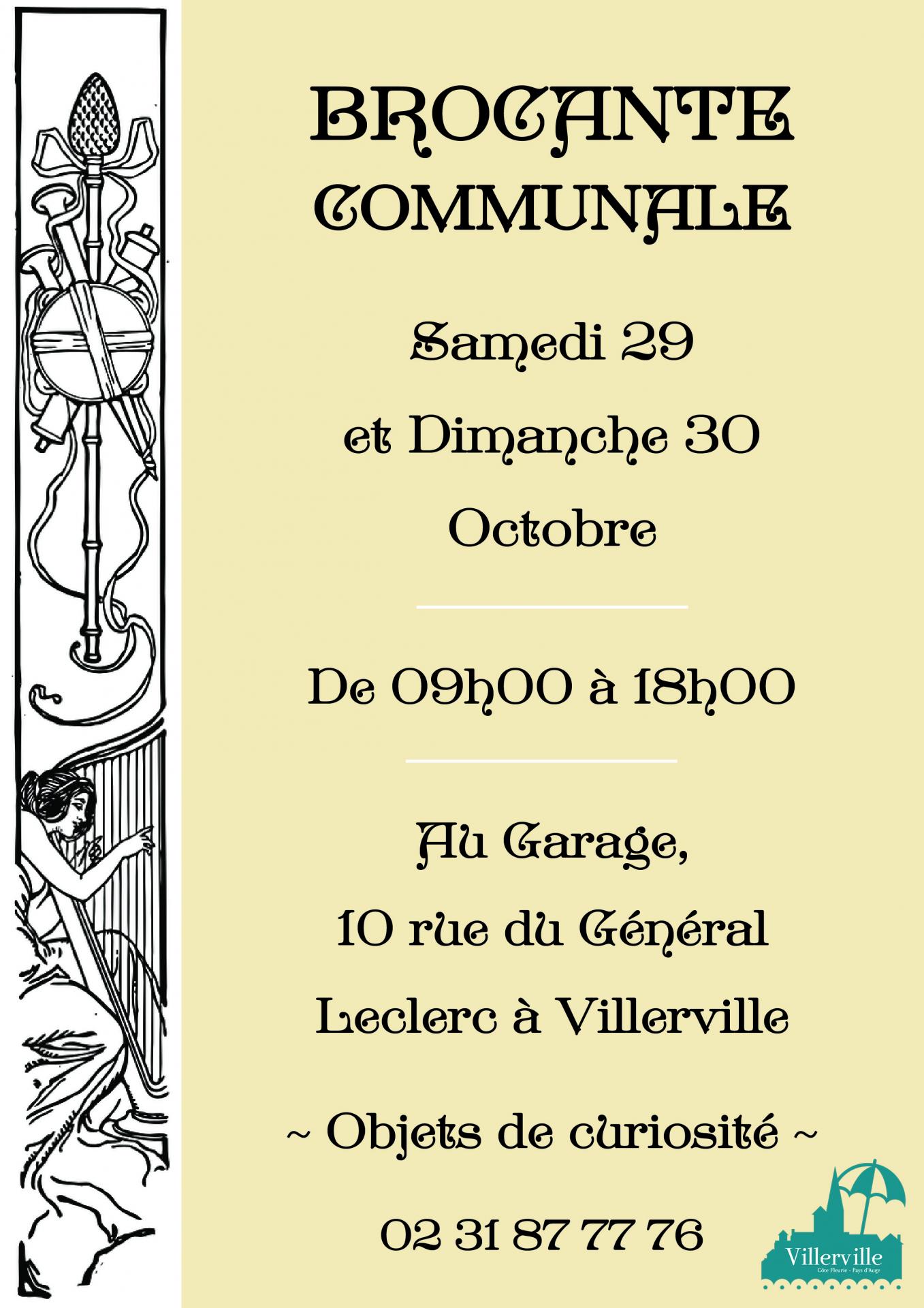 Affiche brocante octobre2