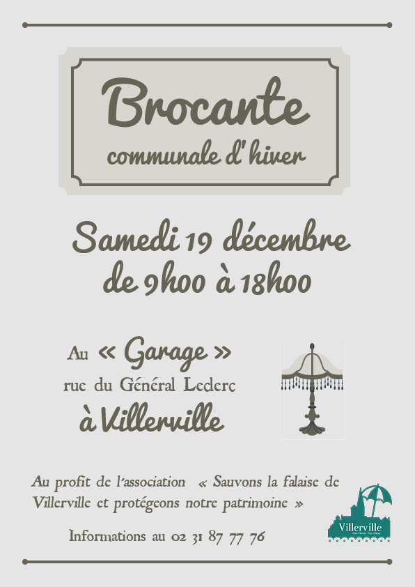 Affiche brocante