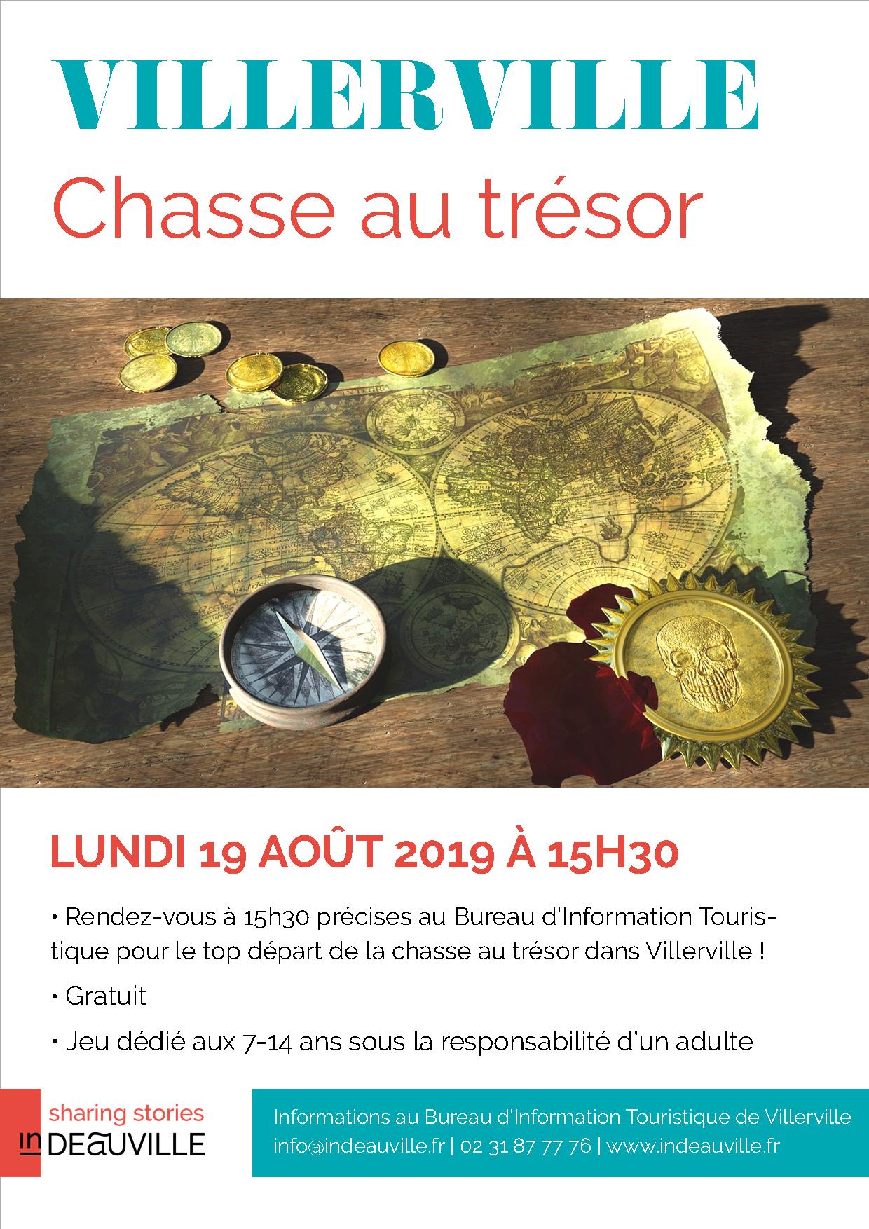 Affiche chasse au tresor