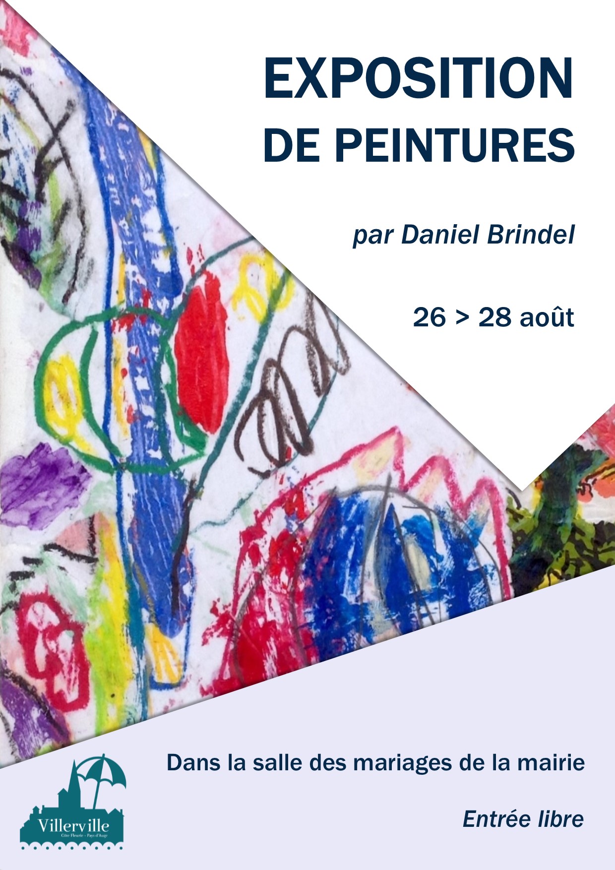 Affiche exposition daniel brindel