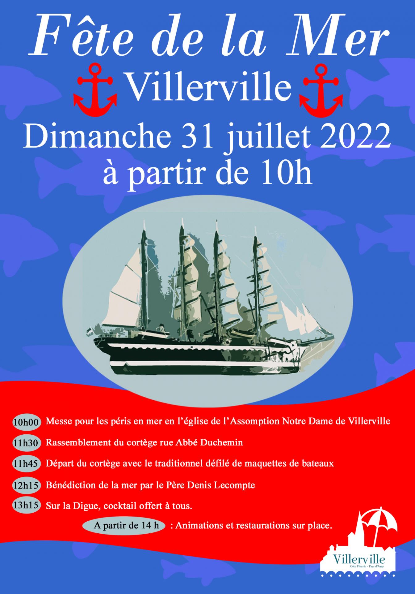 Affiche fete de la mer 2022