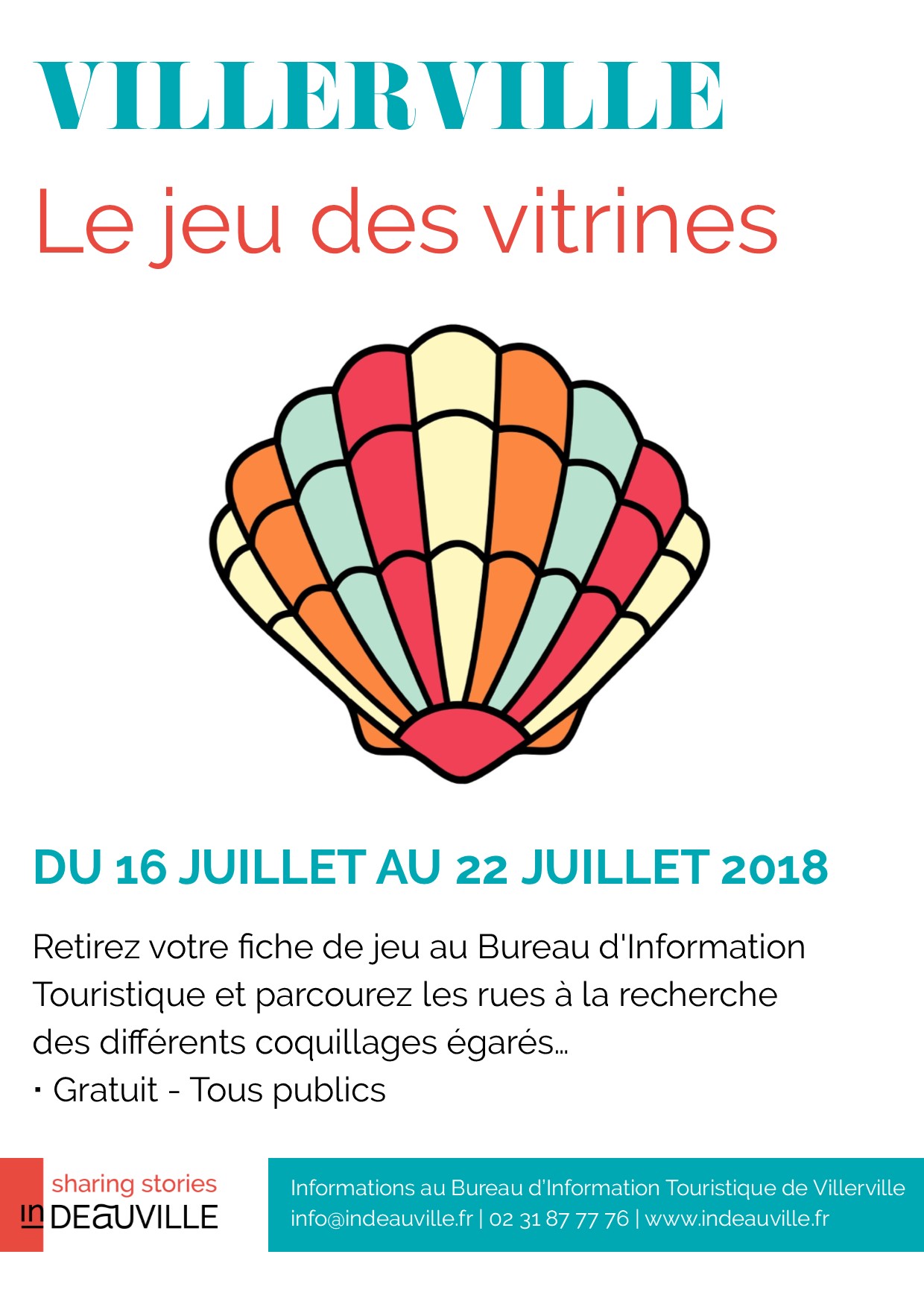 Affiche jeu des vitrines 2018 villerville