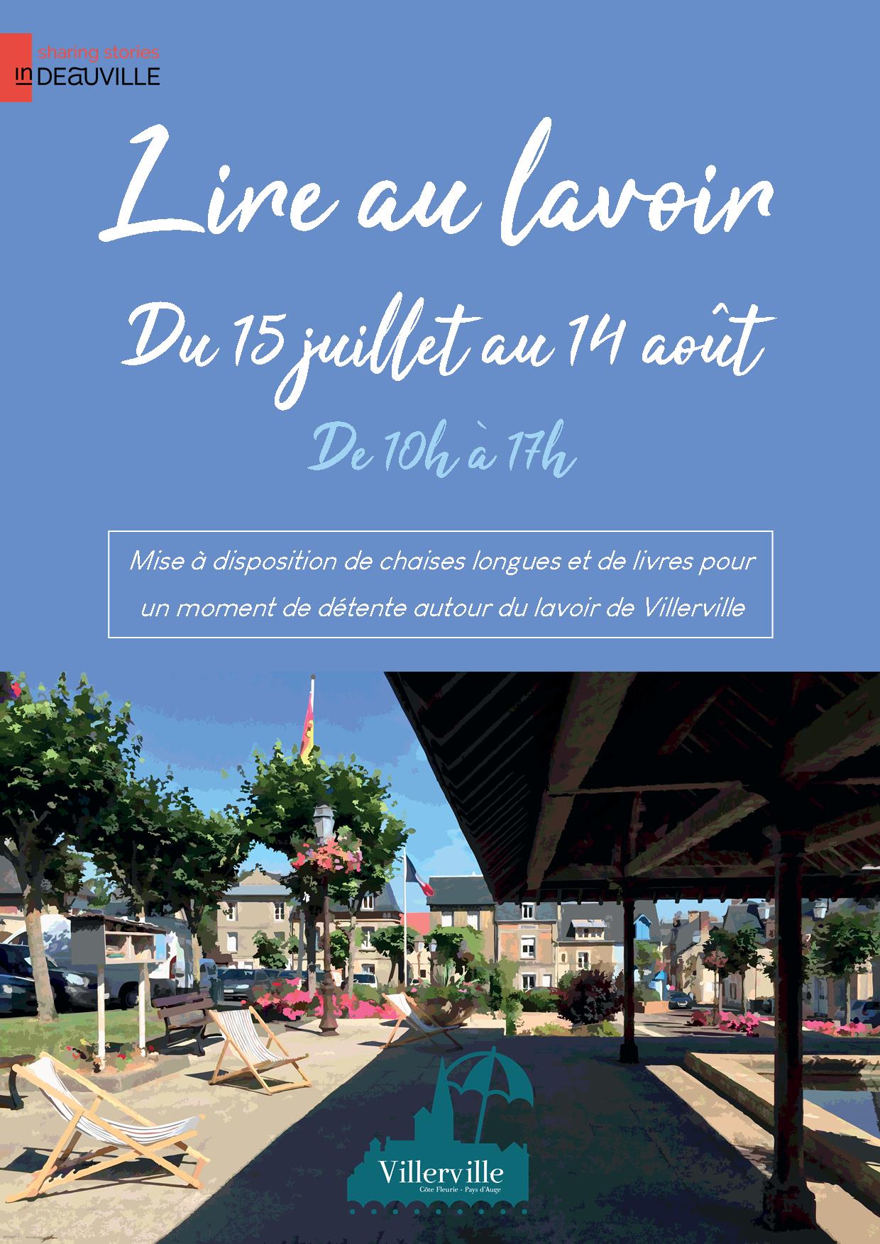 Affiche lire au lavoir 1