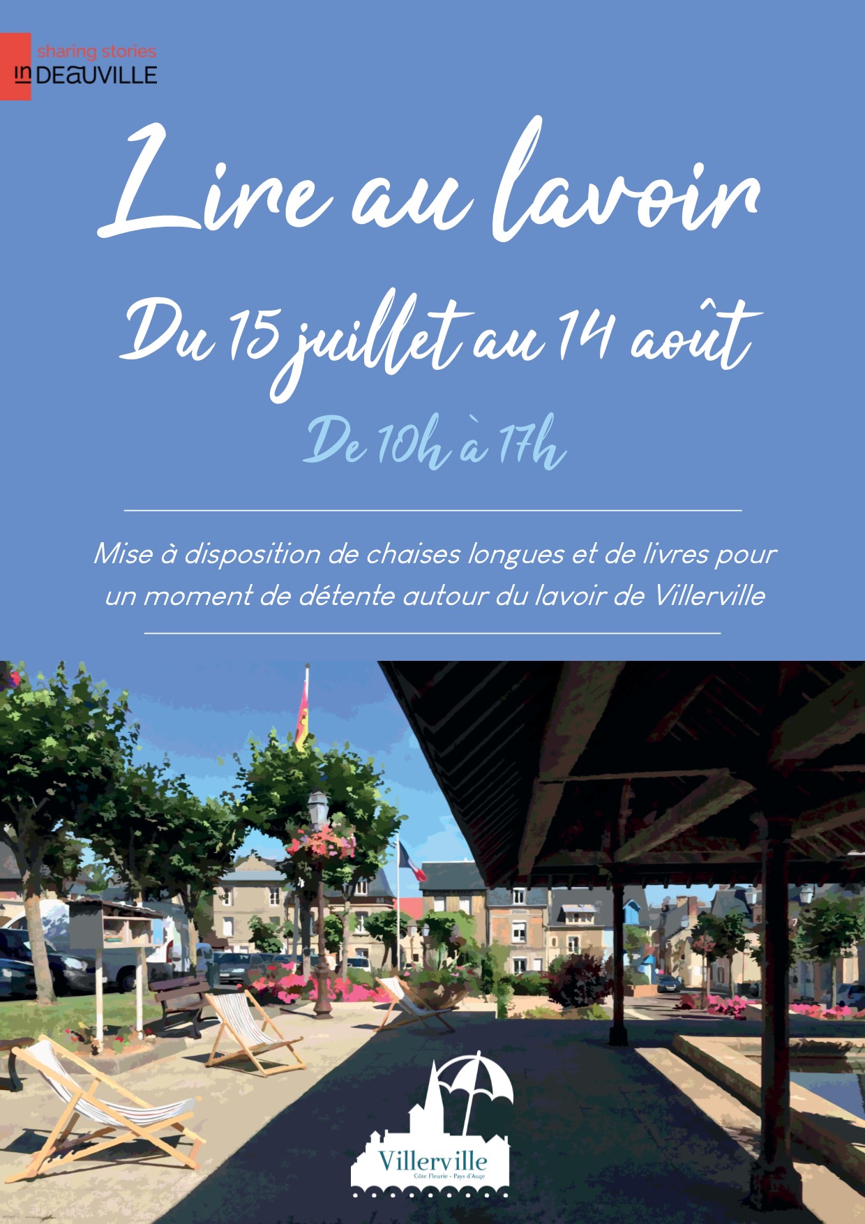 Affiche lire au lavoir