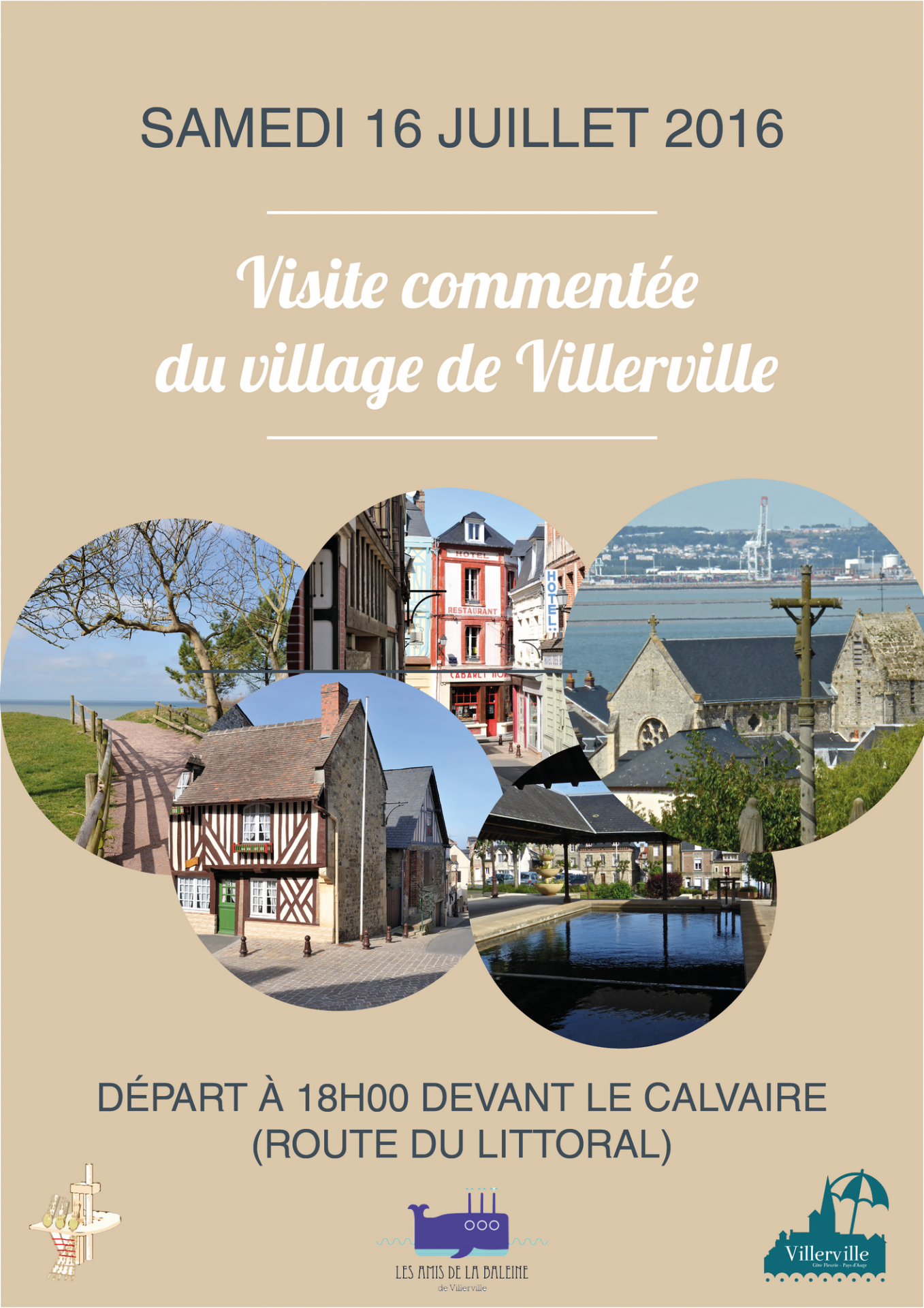 Affiche visite du village