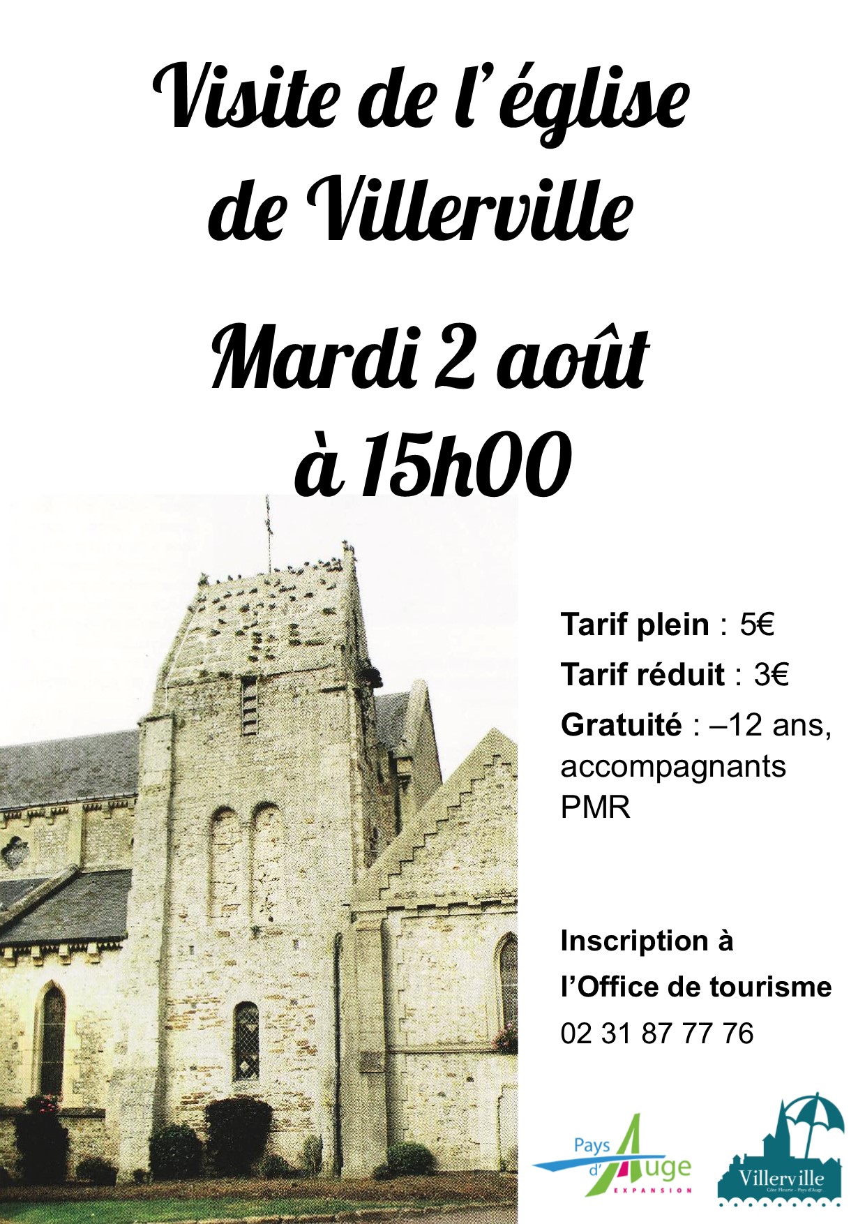 Affiche visite eglise