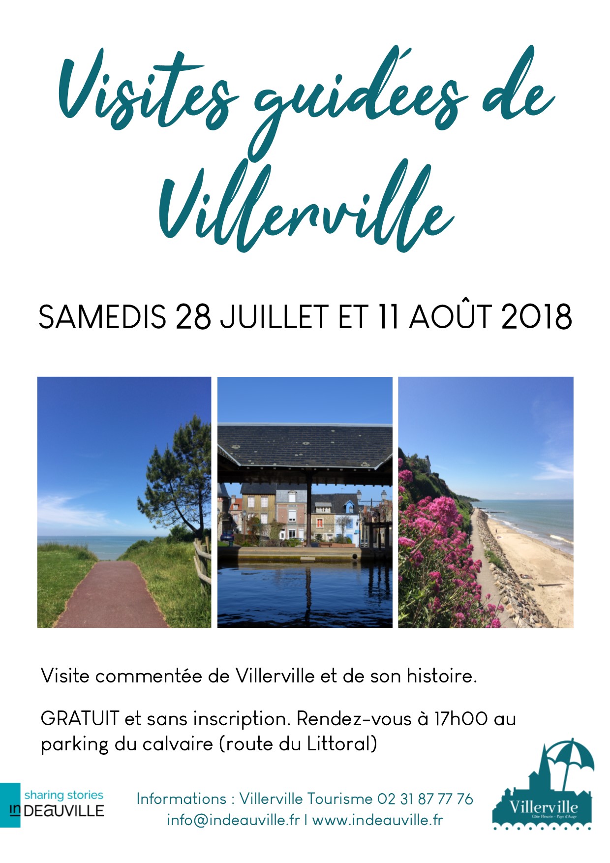 Affiche visite guidee villerville 1