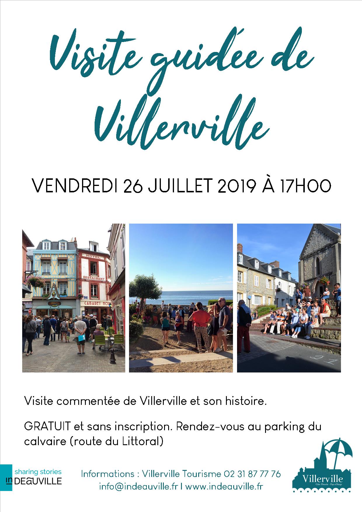 Affiche visite guidee villerville 2