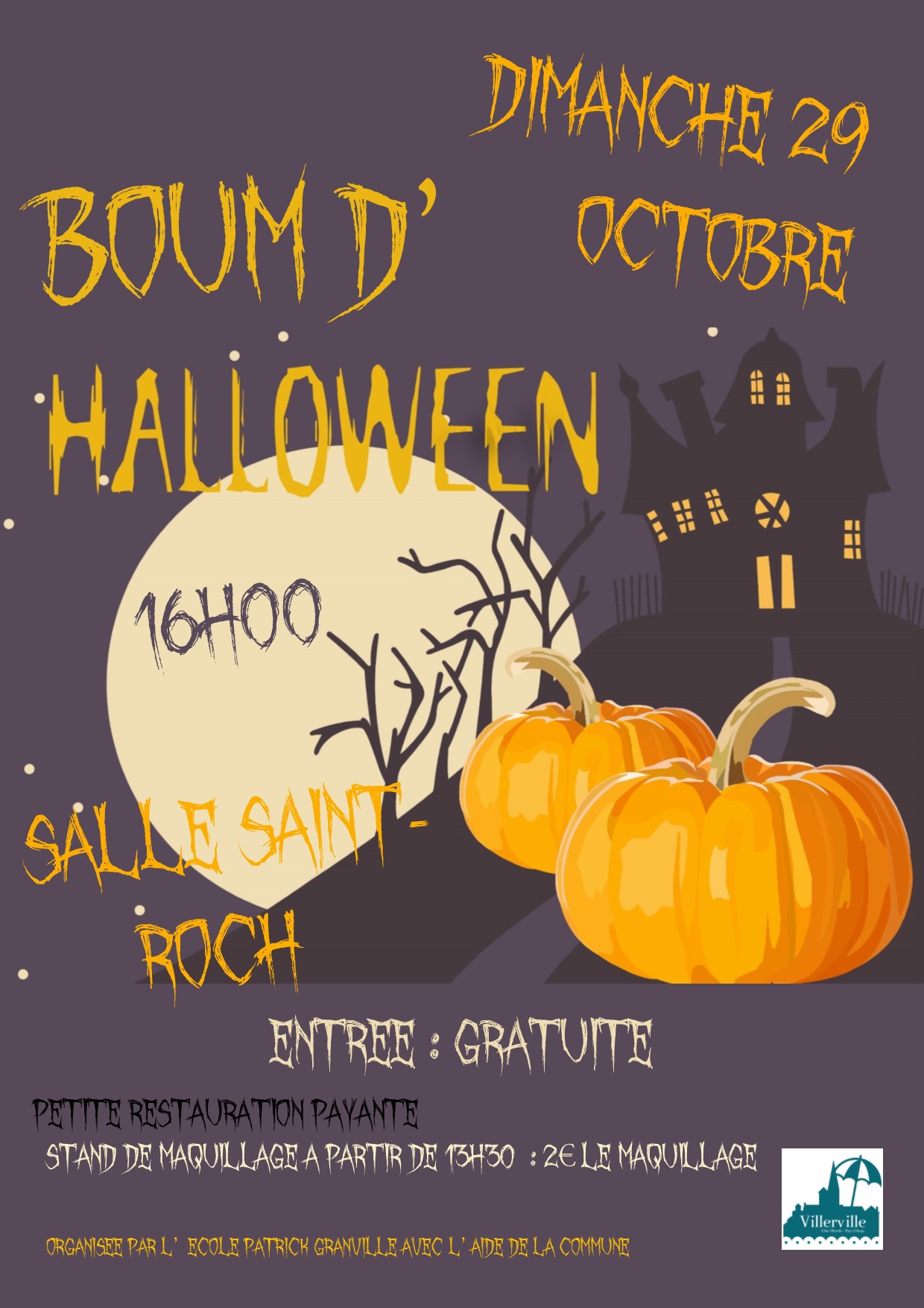 Afficheboumhalloween