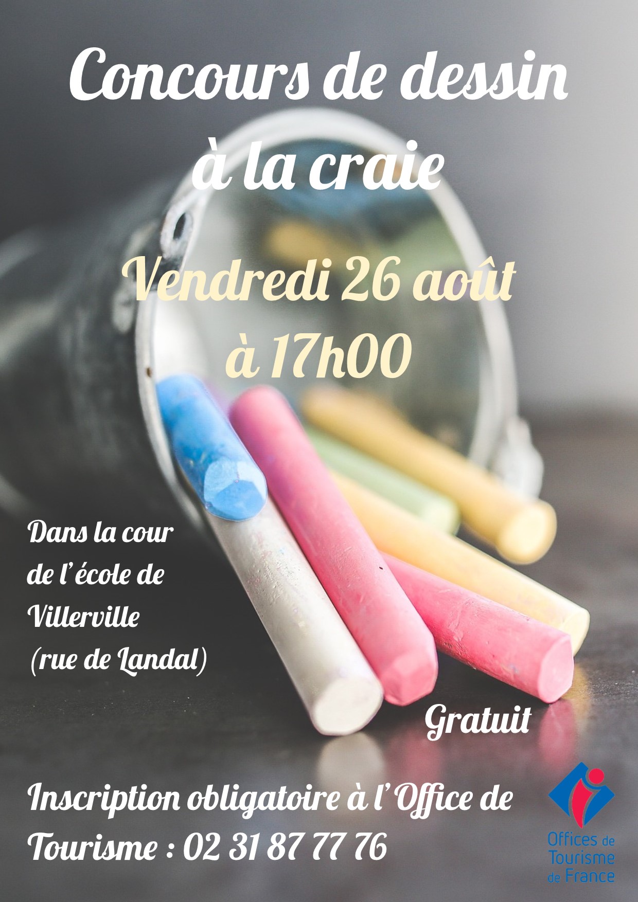 Concours dessin craie affiche 1