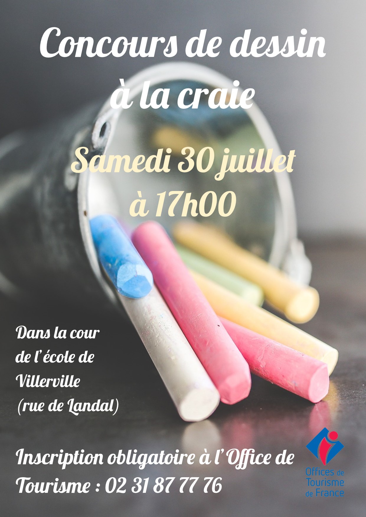 Concours dessin craie affiche