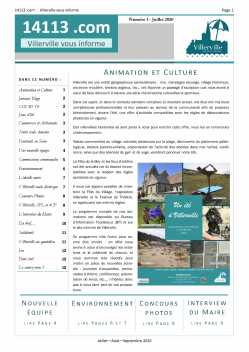 Bulletin n°1