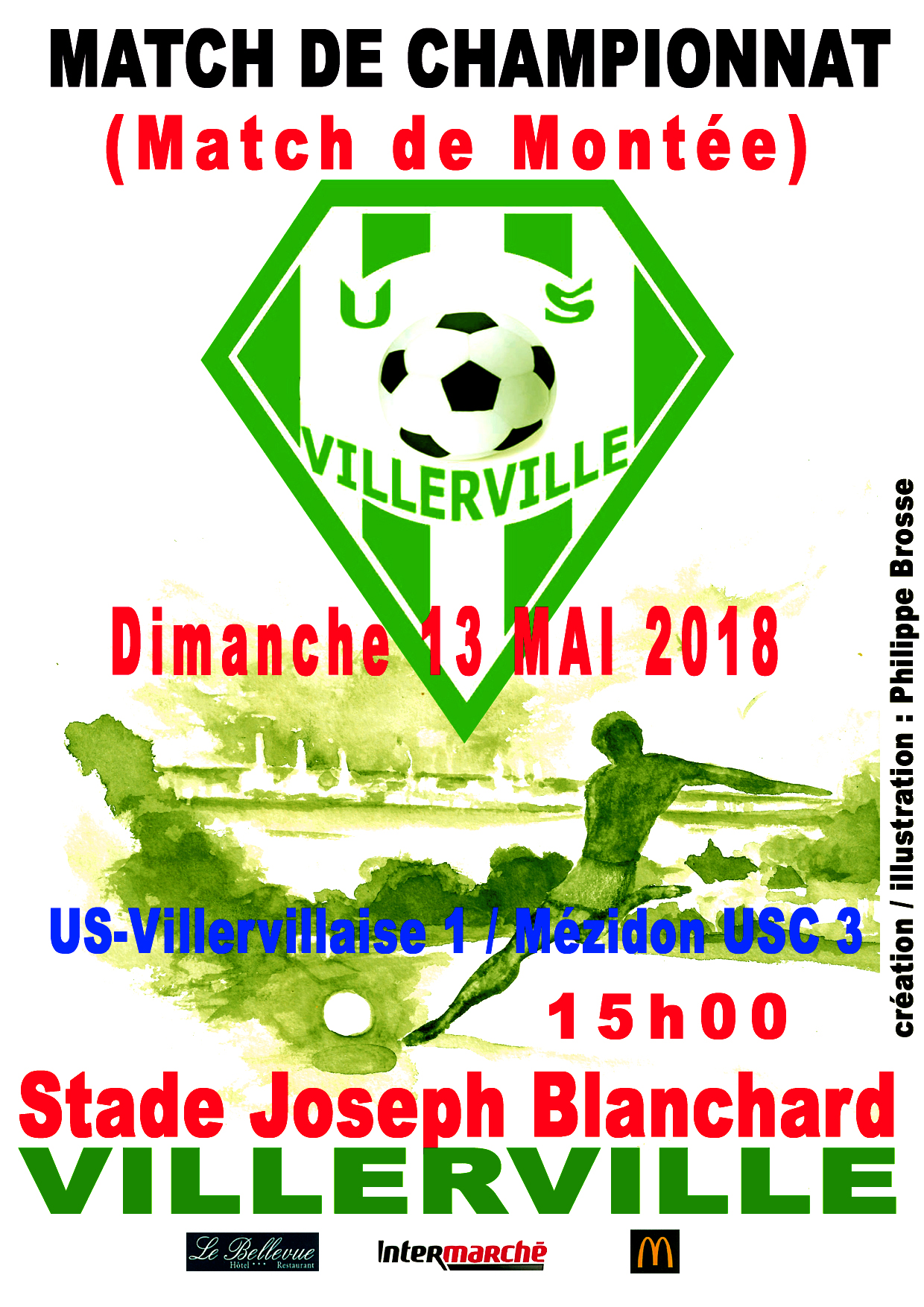 Dimanche 13 mai match de montee 2018