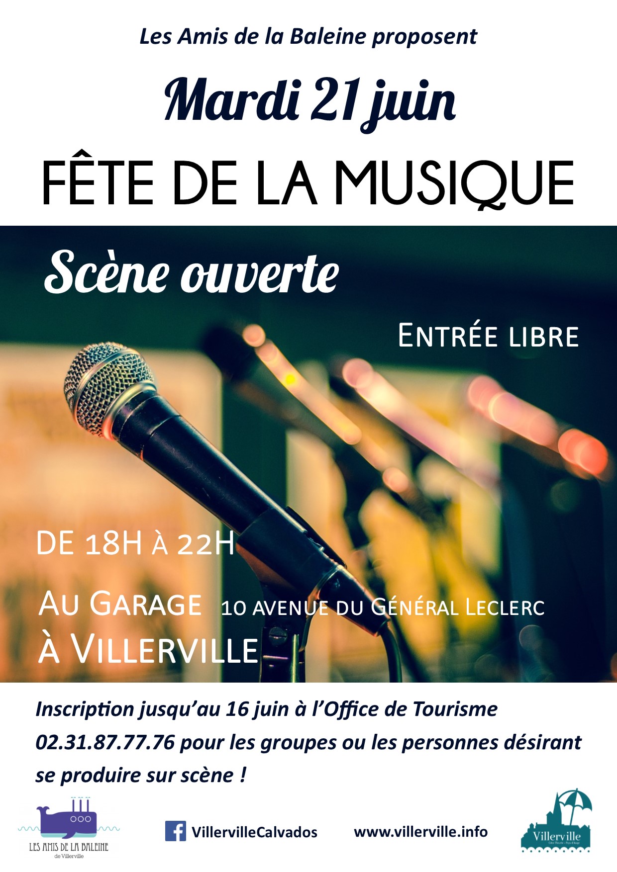 Flyer fete de la musique