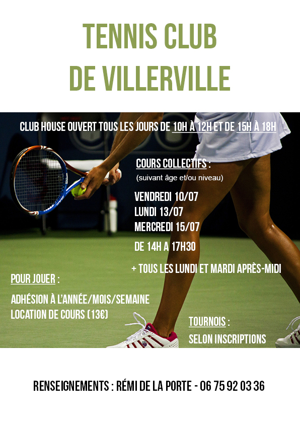 Tennis affiche